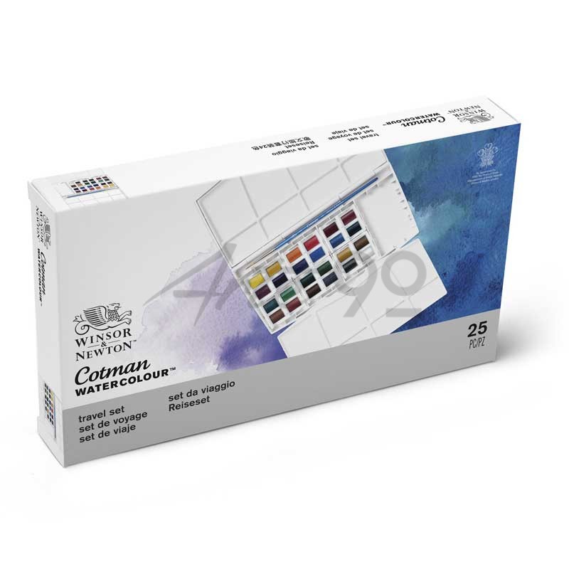 Set acquarello Cotman "Painting Plus", 24 mezzi Godet