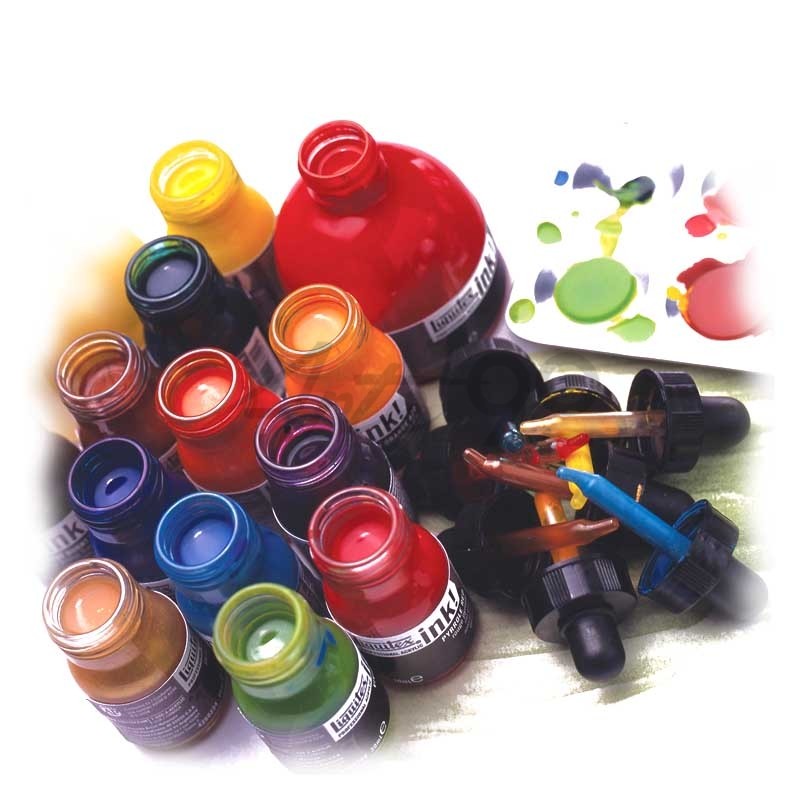 Set Acrilico Ink - Colori Essenziali, 6 Flaconi da 30ml