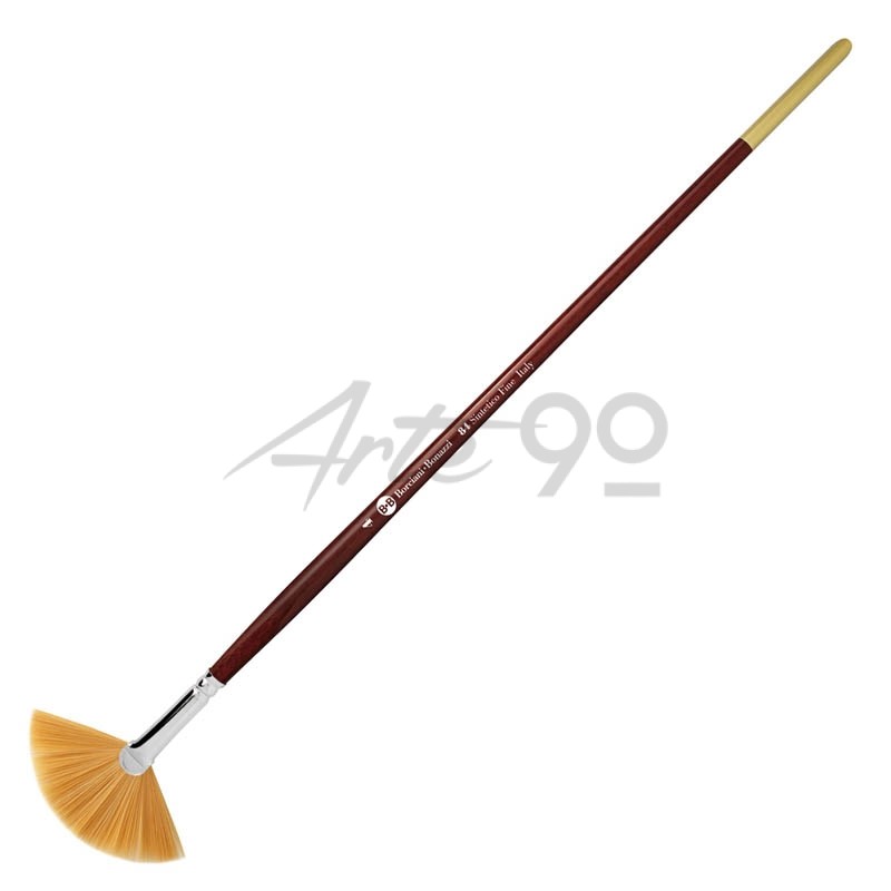 Pennelli a Ventaglio S.84 - Sintetico "Oro fine", M. Lungo