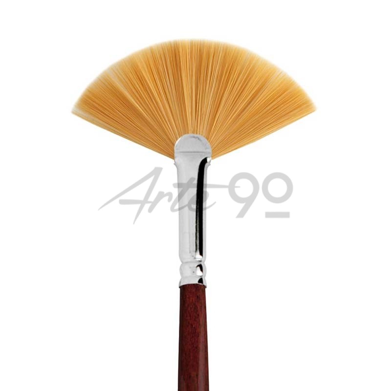 Pennelli a Ventaglio S.84 - Sintetico "Oro fine", M. Lungo