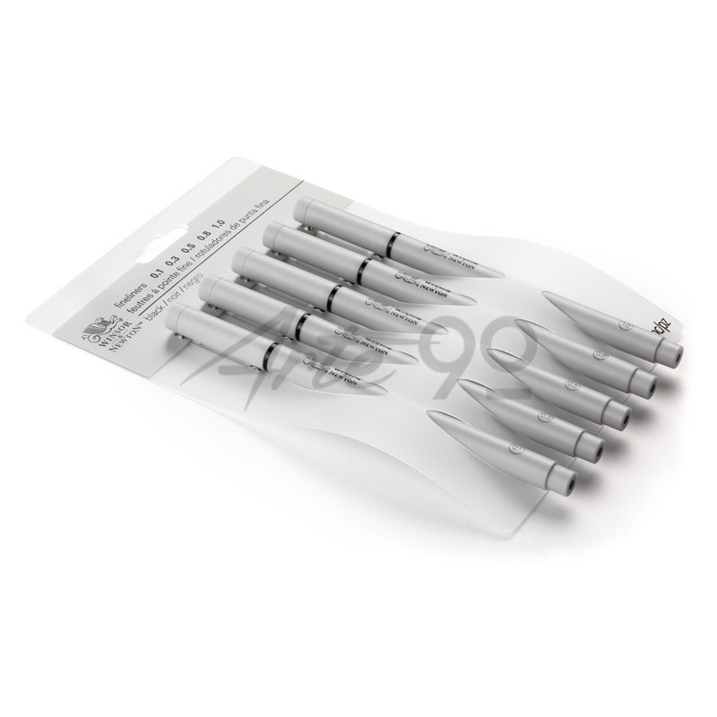 Set Fineliner Black 5 Pz.