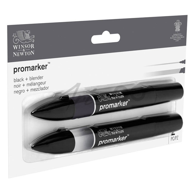Set ProMarker Nero + Blender, 2 pennarelli