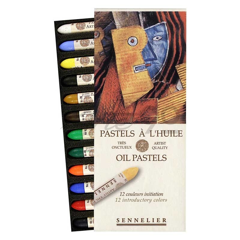 Set 12 Pastelli ad Olio