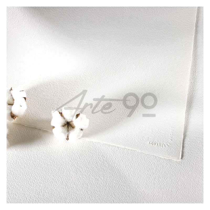 Fogli di carta cm. 56×76 per Acquerello, 300 Gr – 100% Cotone