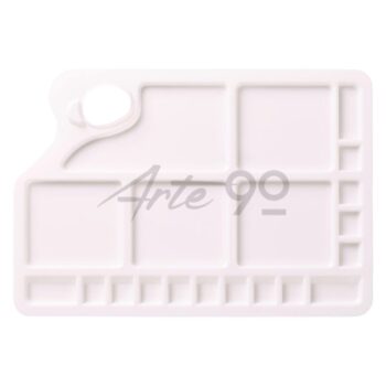 Tavolozza rettangolare in plastica 24×34,5 cm. – 20 incavi