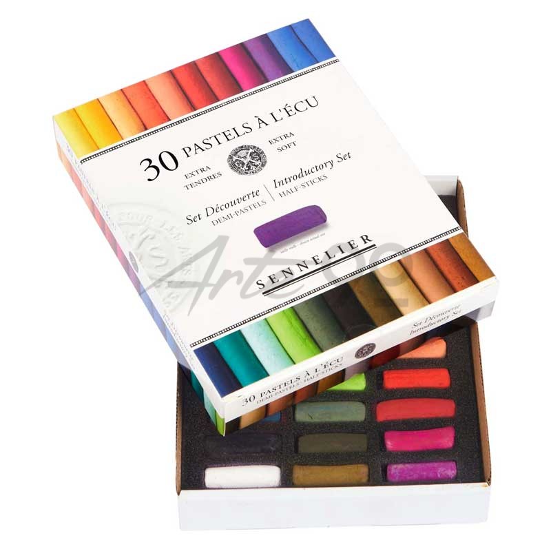 Set 30 Mezzi Pastelli, Soft Pastel "A l'écu"