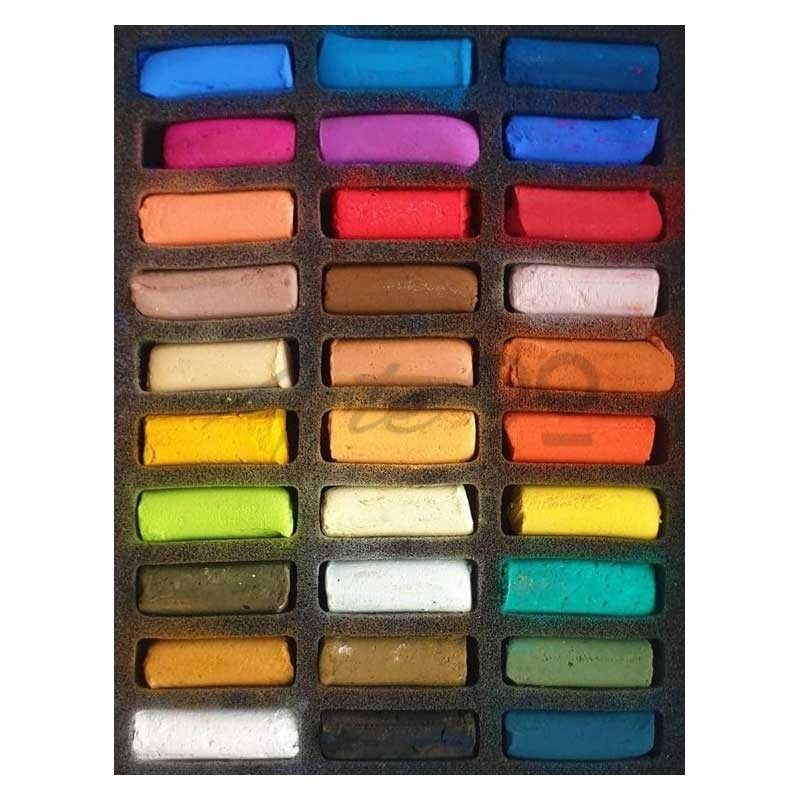Set 30 Mezzi Pastelli, Soft Pastel "A l'écu"