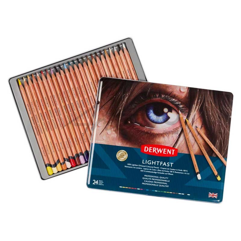 Set 24 Matite Colorate Lightfast a base d’olio