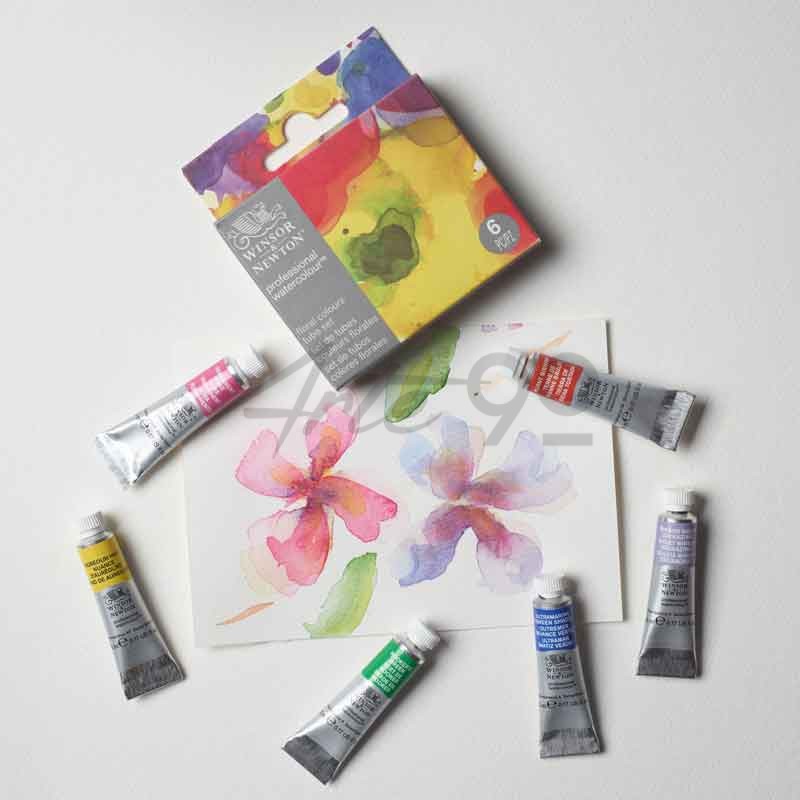 Set acquarello Extra-Fine Professional "FLOREALE" 6 tubetti 5 ml